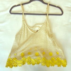 Free People Flowy Crop